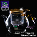 Unique Design Multifuction Glass Teapot with Filter Net and Infuser